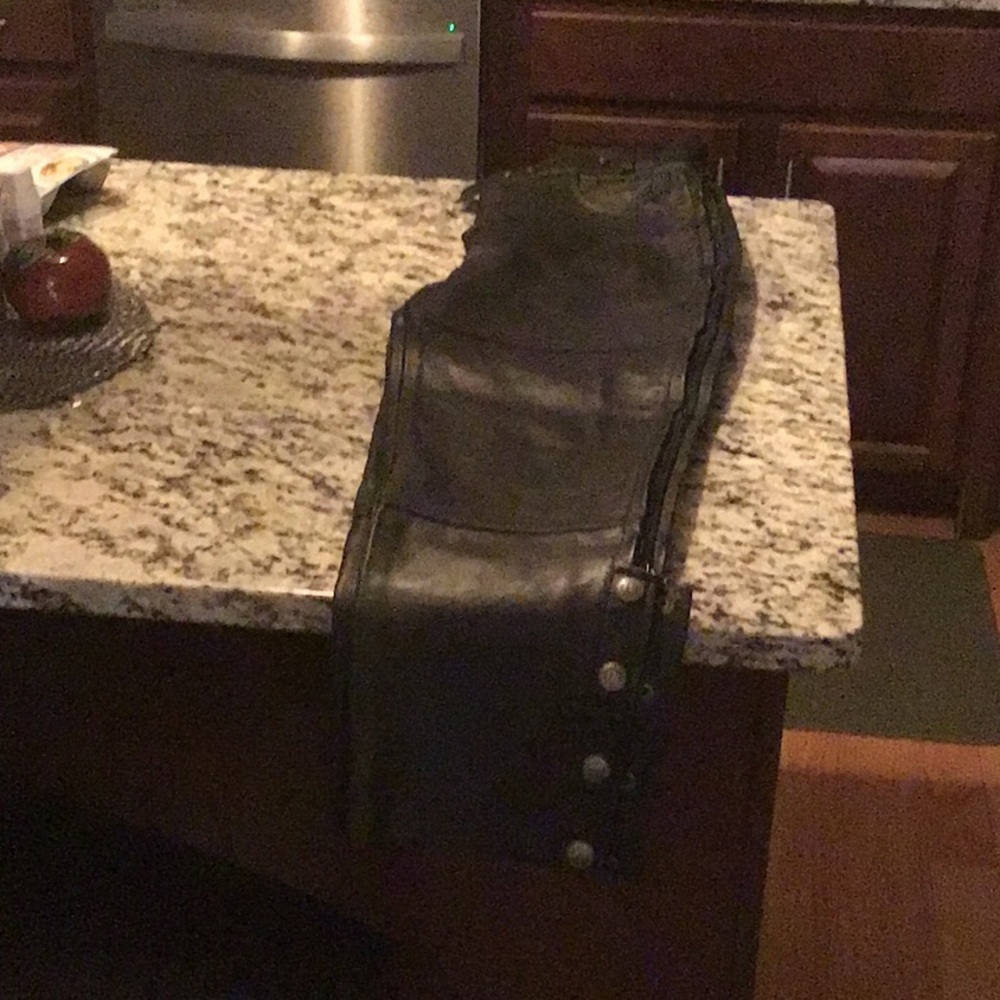 Leather riding pants